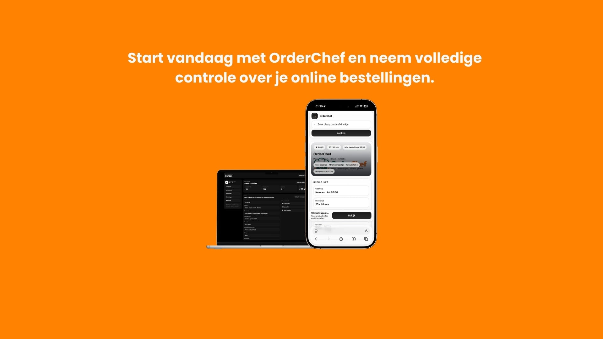 Jouw eigen bestelsysteem voor restaurant en bezorging